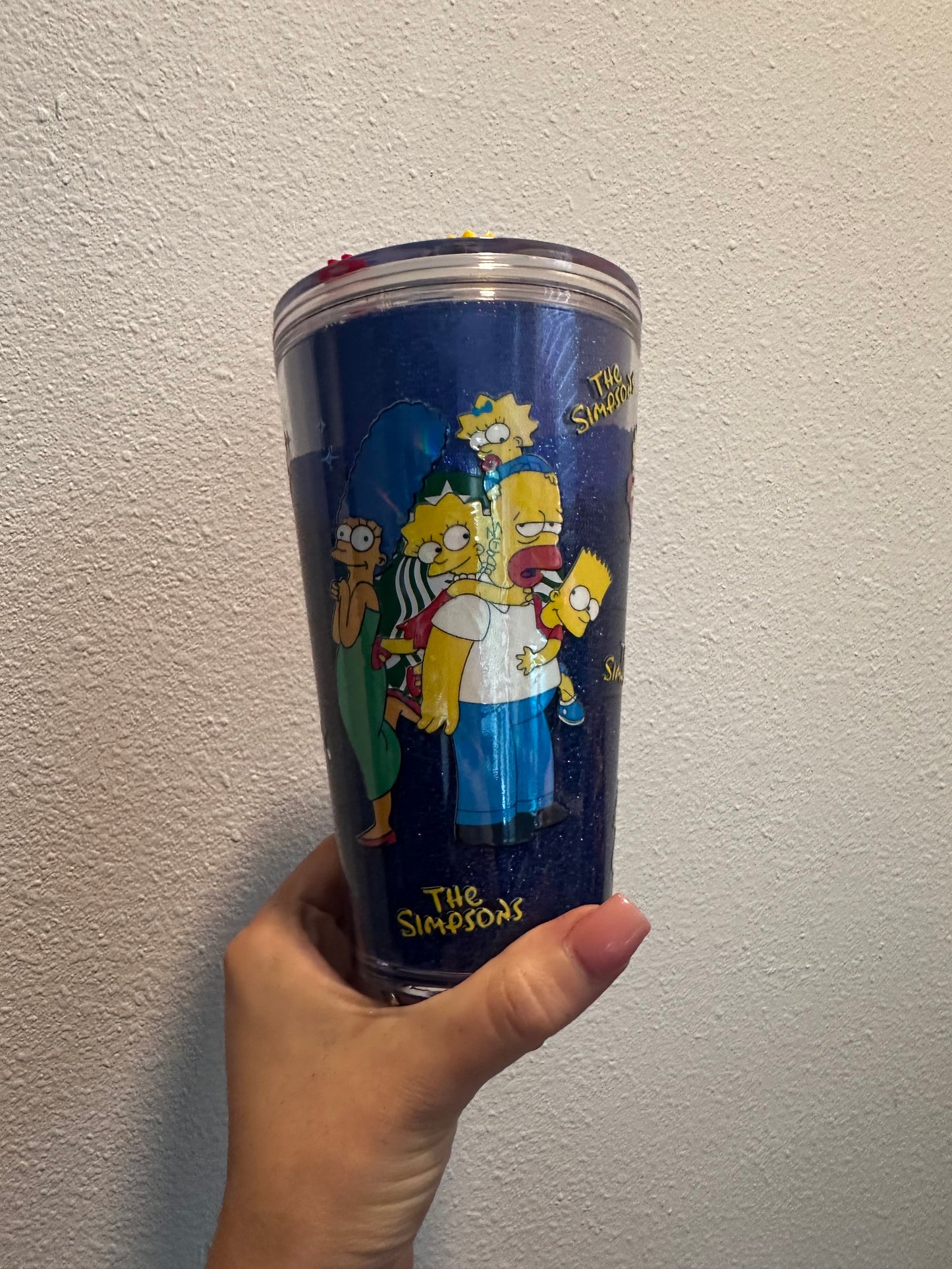 Simpsons snowglobe cup