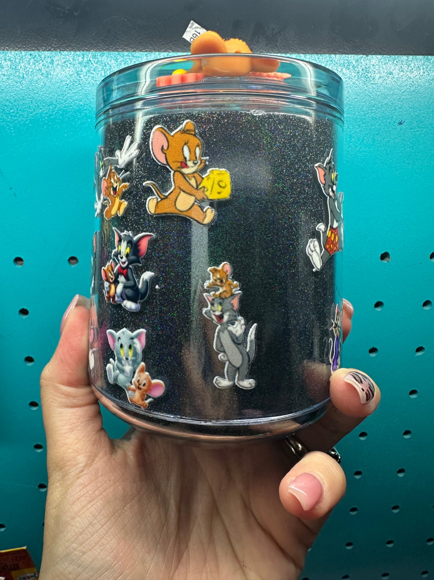 Tom & Jerry Wine Glitter Cup