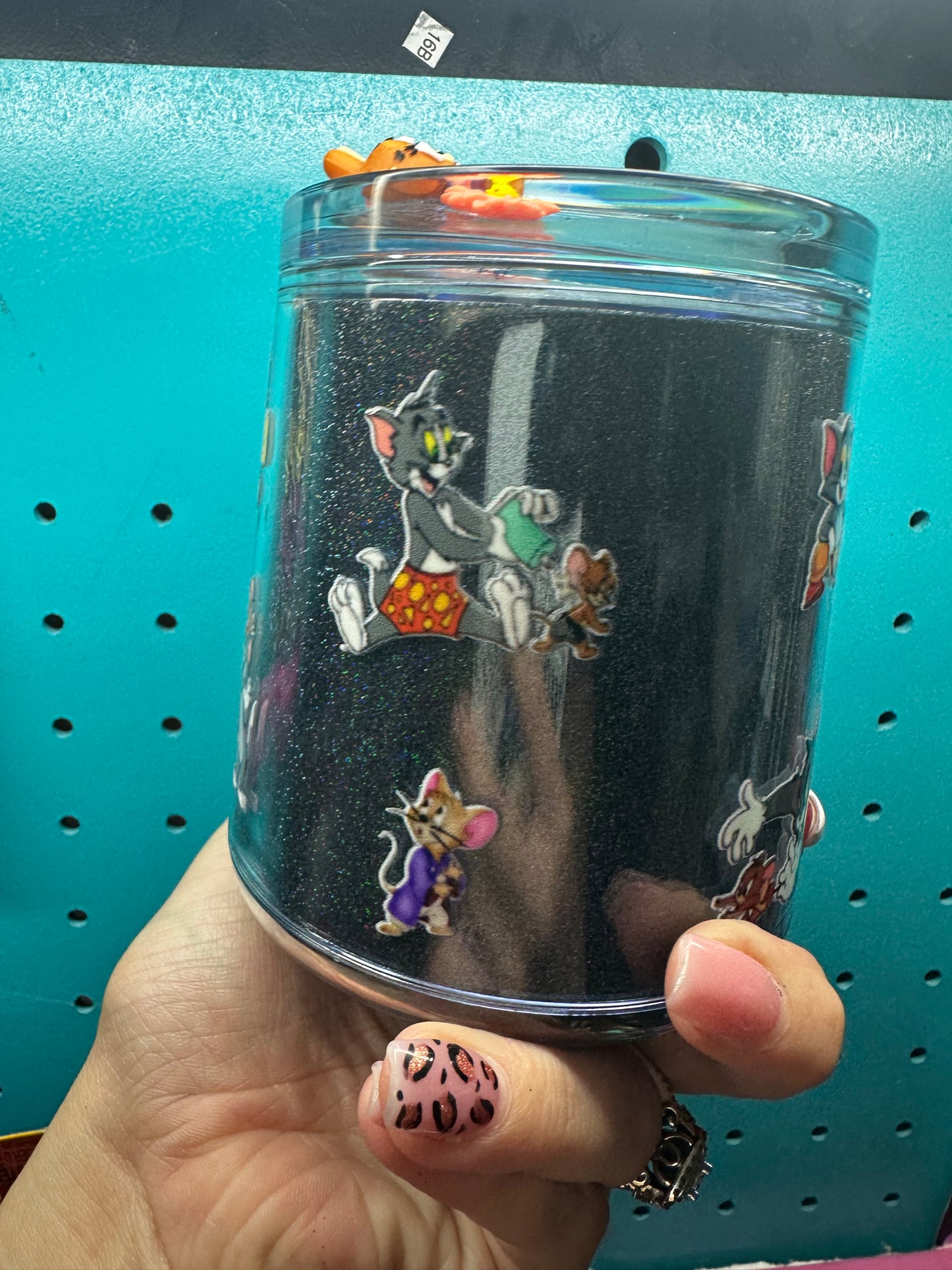 Tom & Jerry Wine Glitter Cup