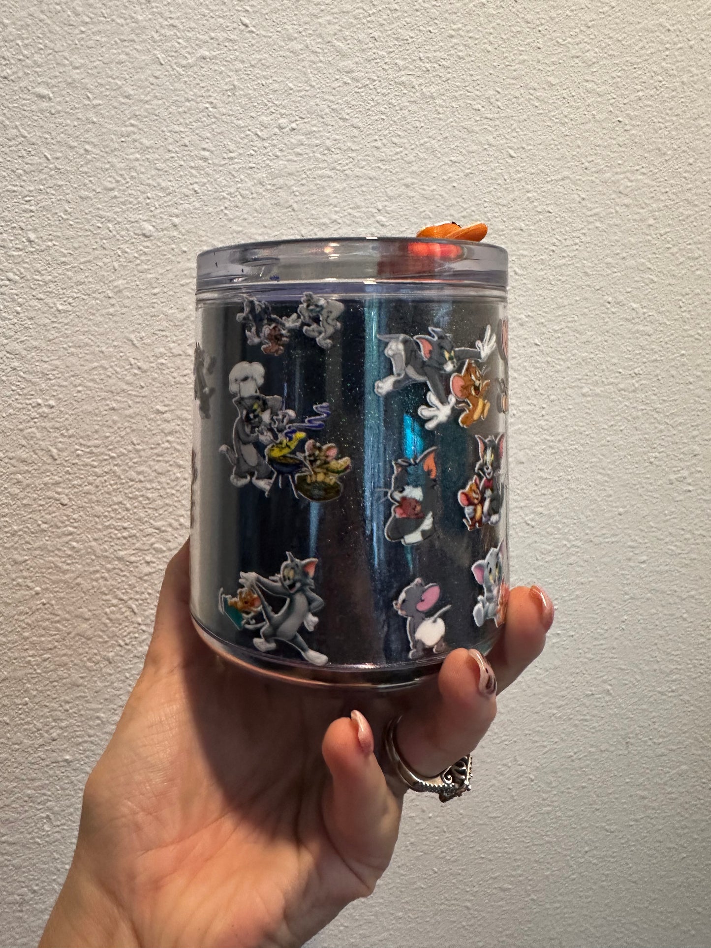 Tom & Jerry Wine Glitter Cup