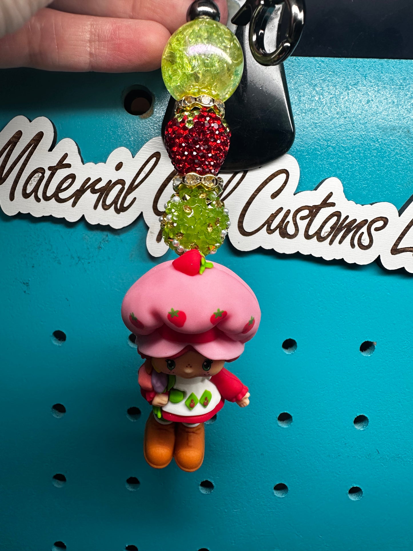 Strawberry shortcake keychain