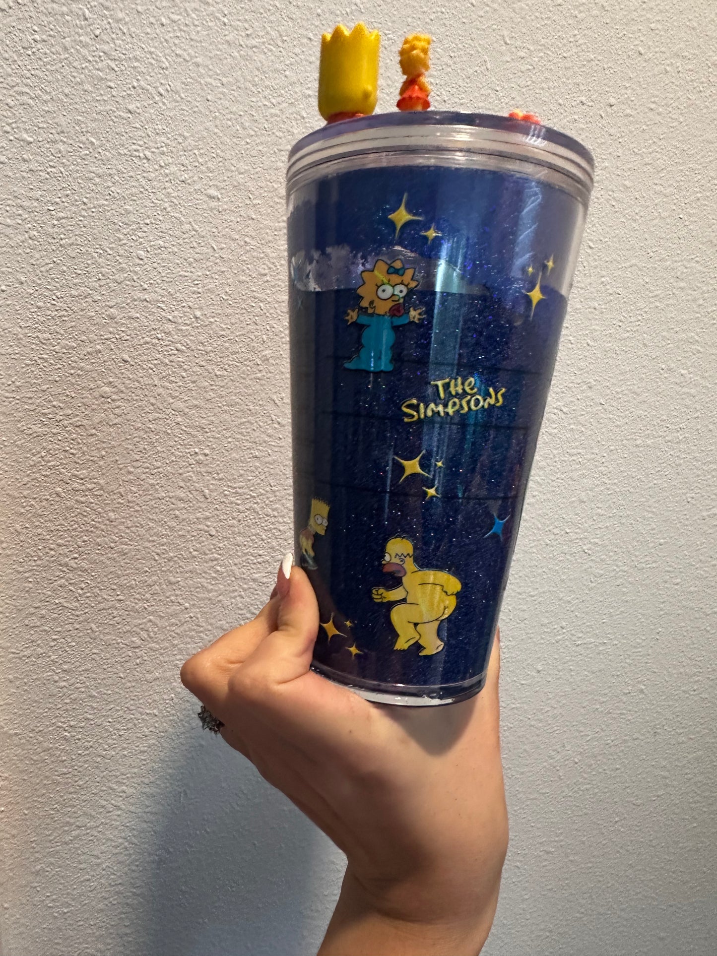 Simpsons snowglobe cup
