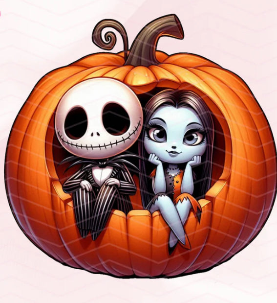 Jack and Sally uv Decal