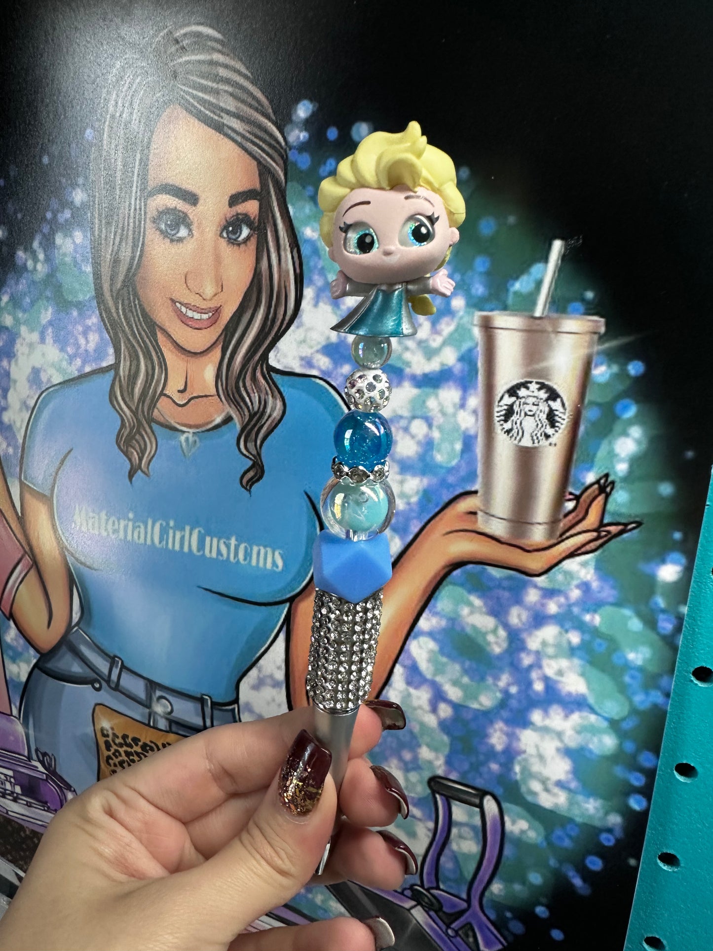 Elsa rhinestone