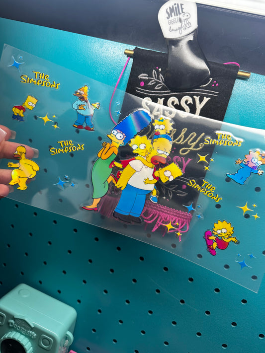 Simpsons holographic wrap
