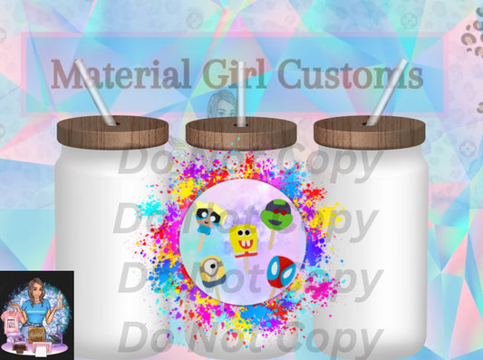 Popsicle uv decal