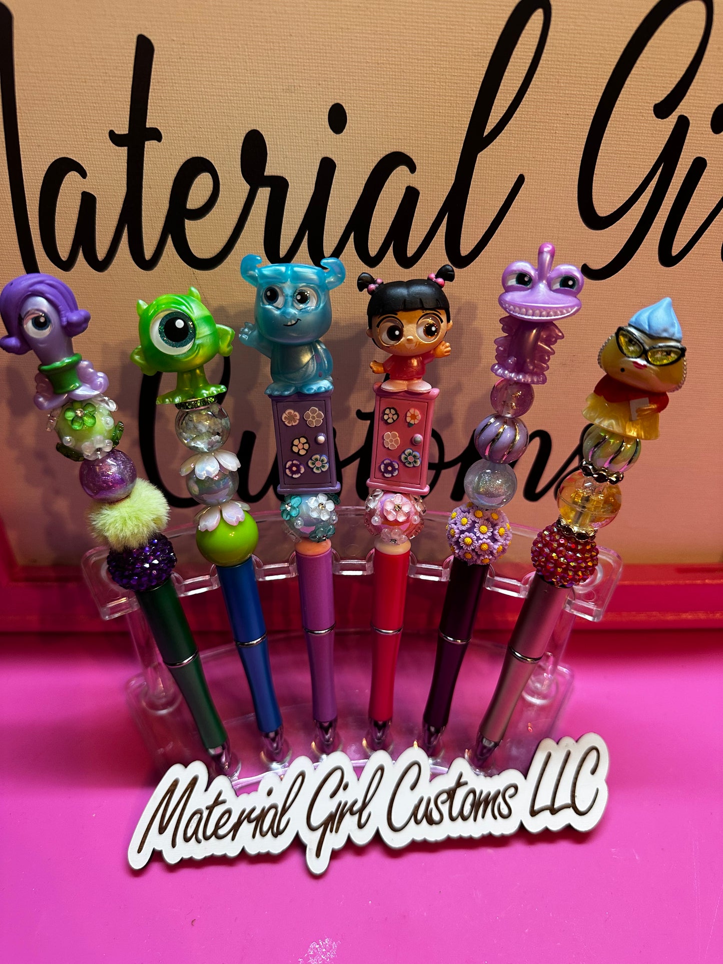 Monsters Inc full set fancy pens