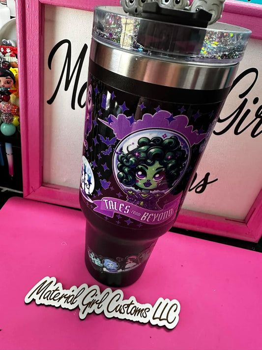 Haunted mansion tumbler