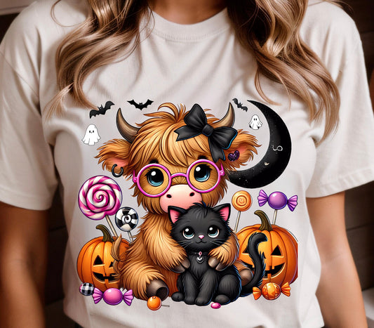 Halloween Cow DTF