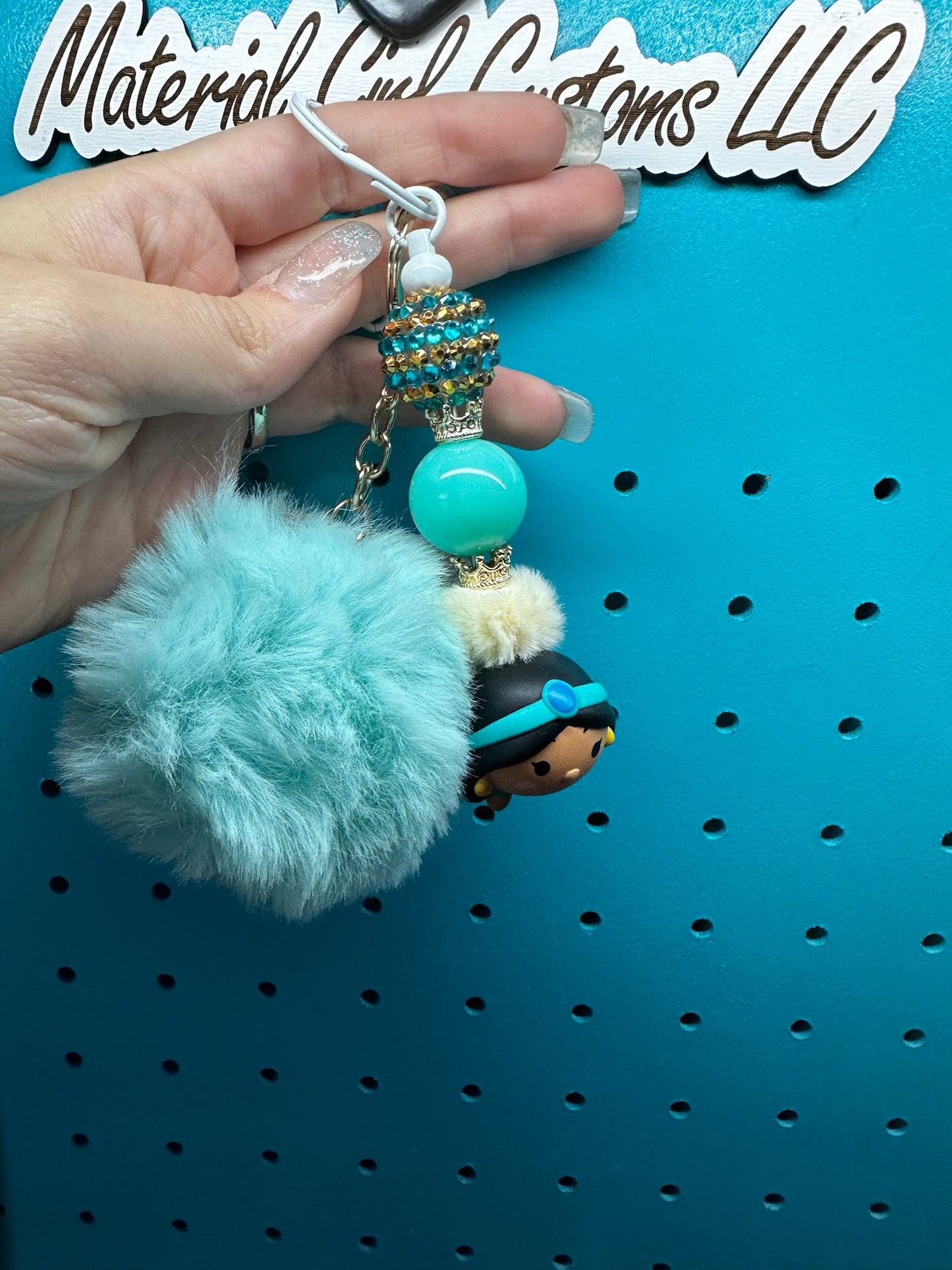 Jasmine keychain