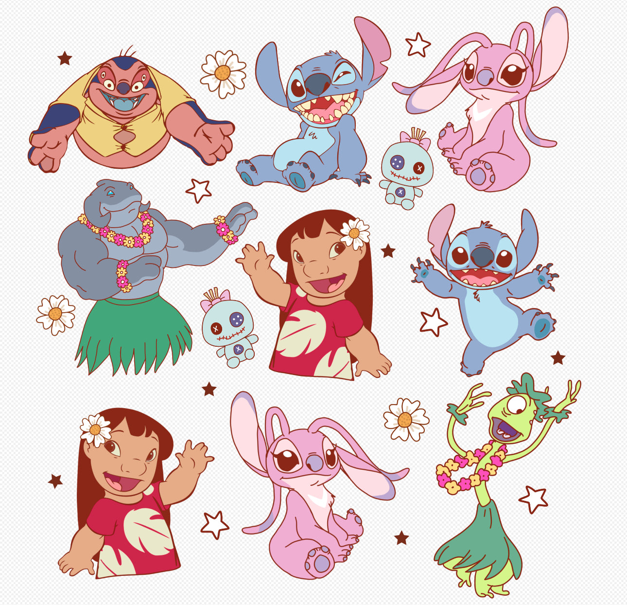 Stitch decal