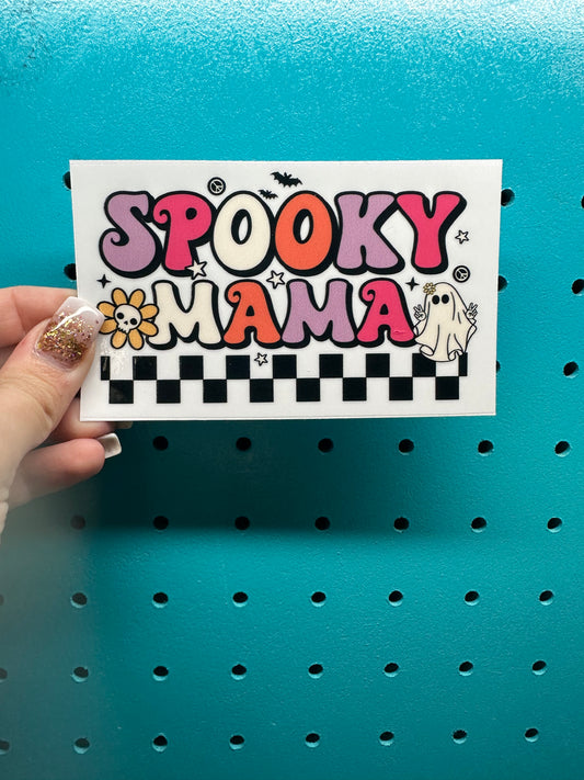 Spooky mama decal