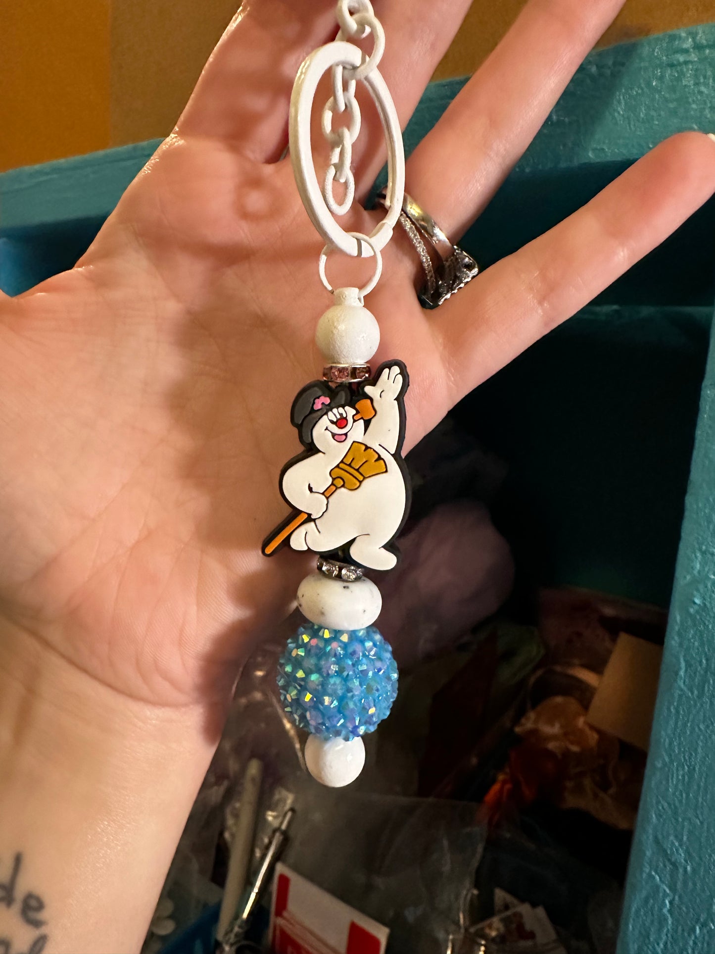 Frosty Keychain
