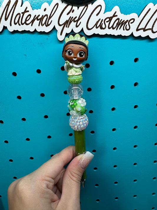 Princess Tiana winter pen