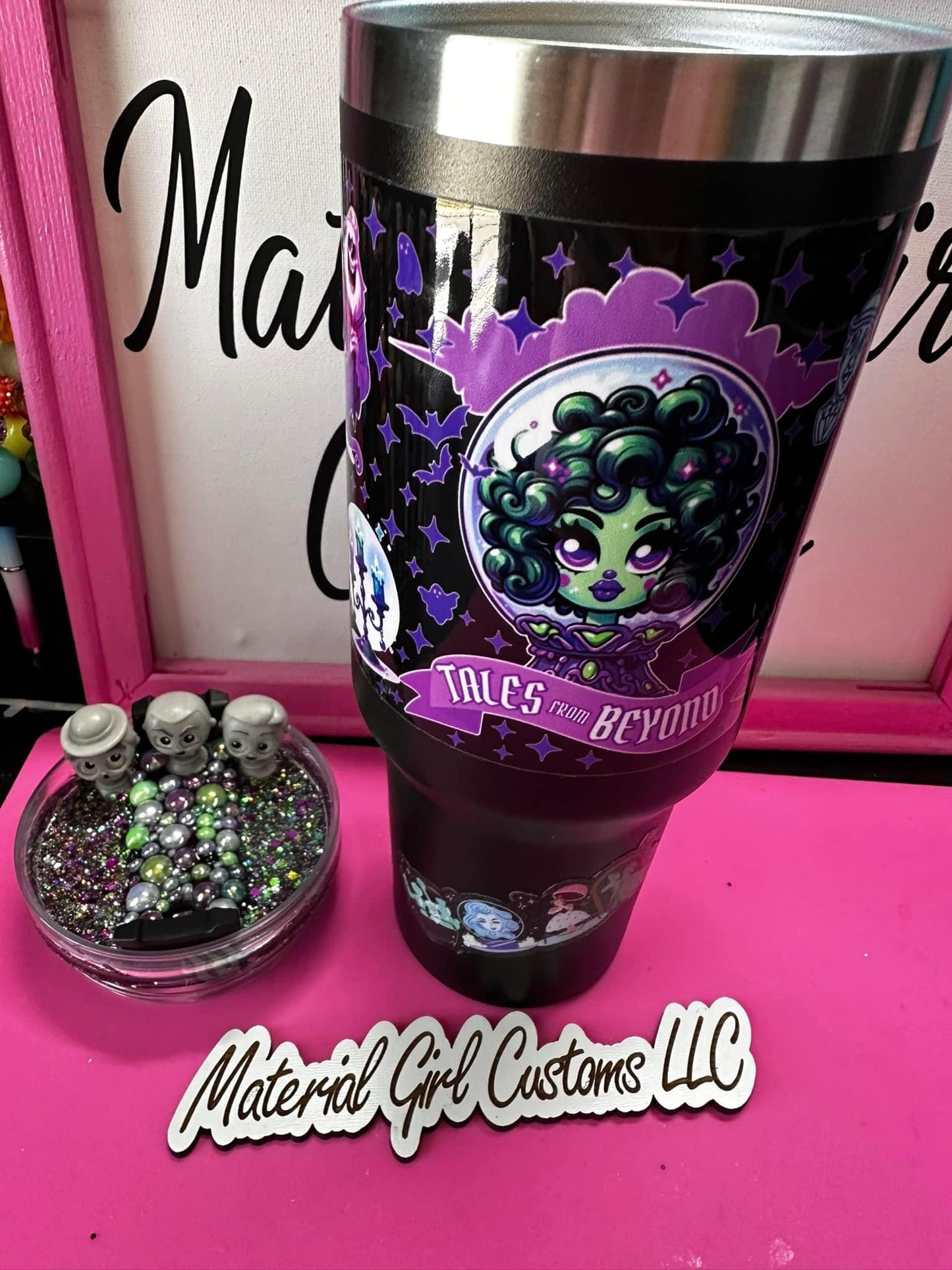 Haunted mansion tumbler