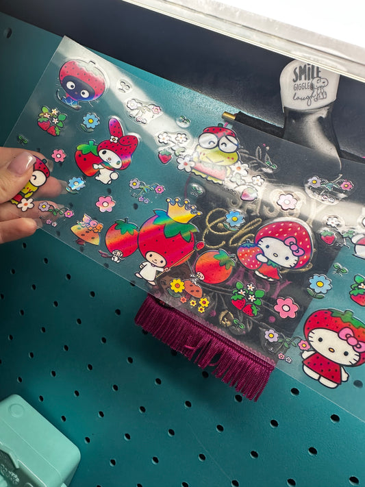 Holographic HK strawberry wrap