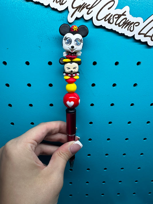 Minnie and Mickey pen