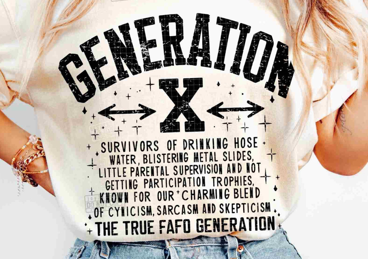 Generation X DTF TRANSFER