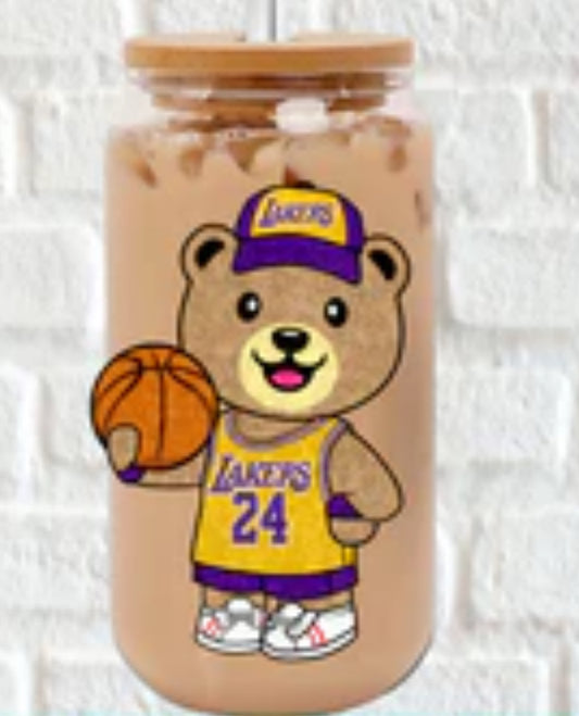 Lakers Bear Decal