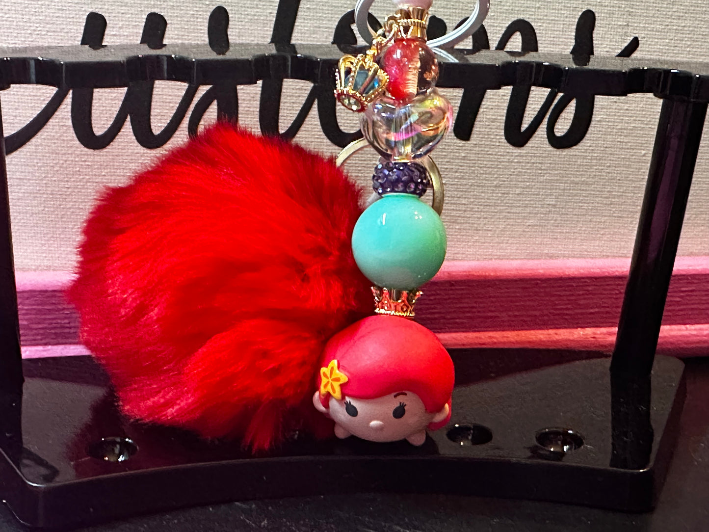 Little mermaid tsum keychain