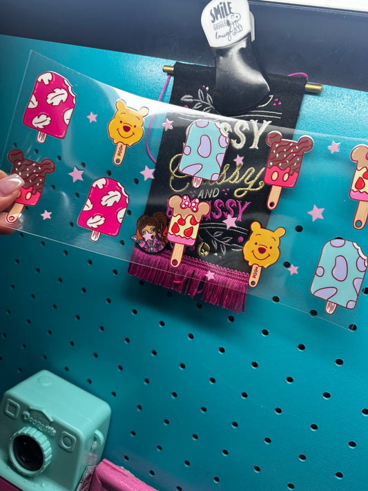 Disney popsicle wrap