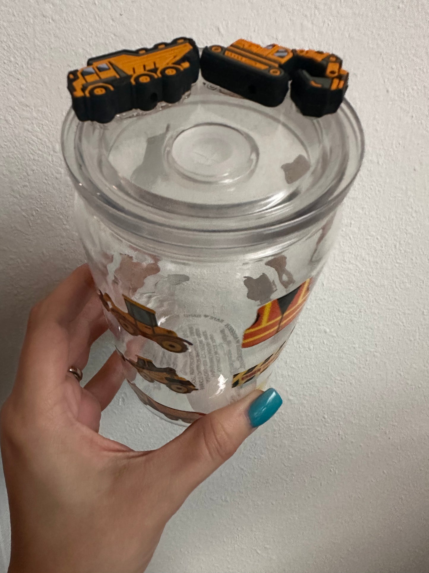 Construction plastic cup