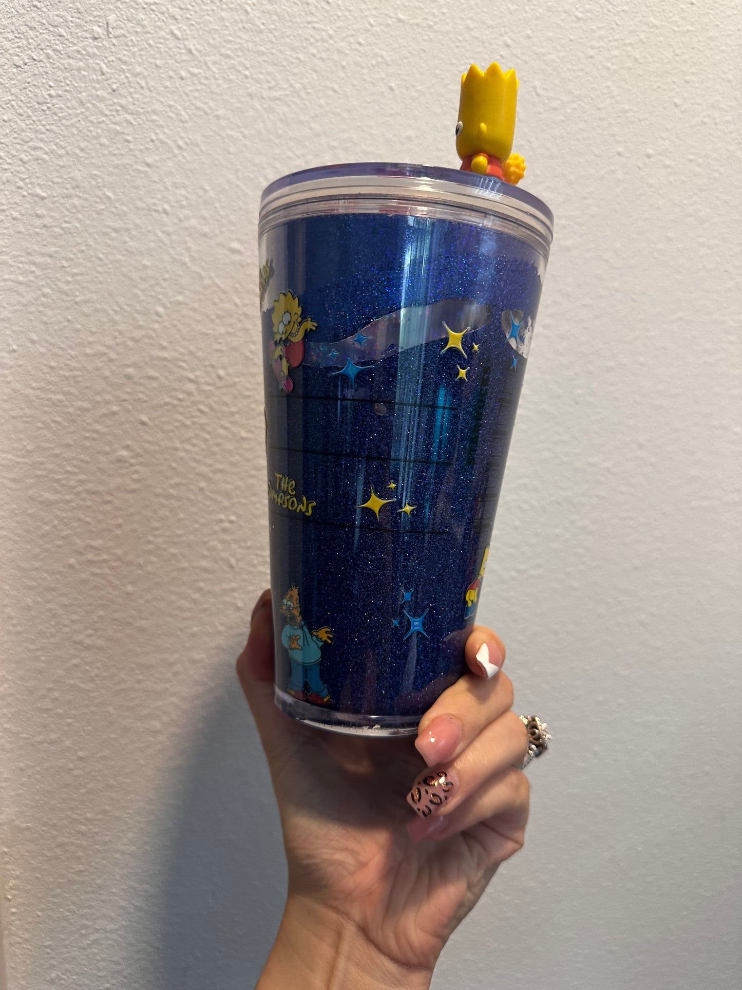 Simpsons snowglobe cup