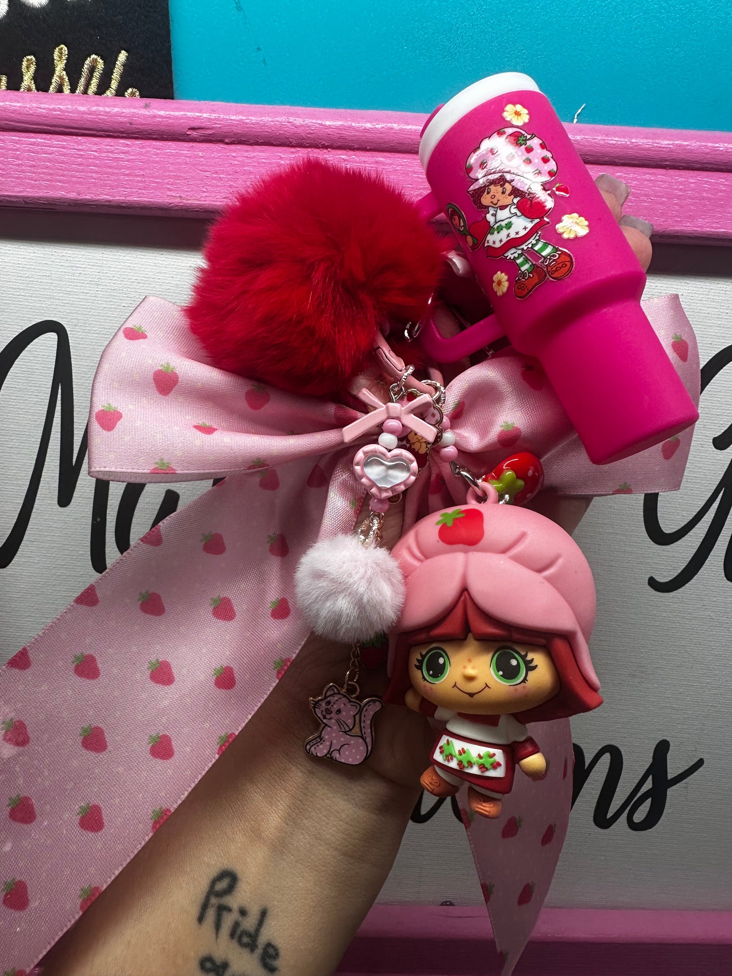 Strawberry Fancy Keychain