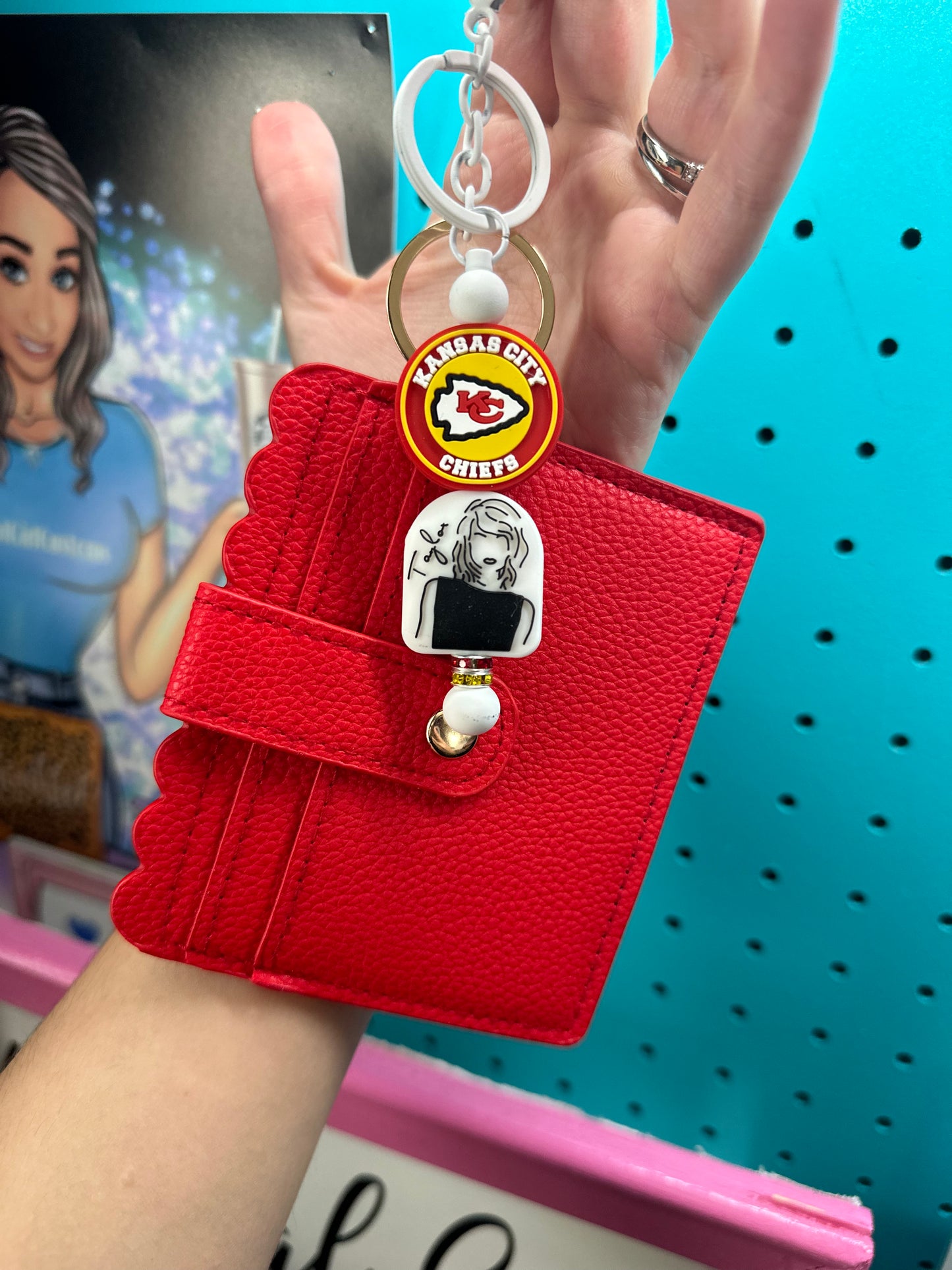 Chiefs Swift wallet keychain