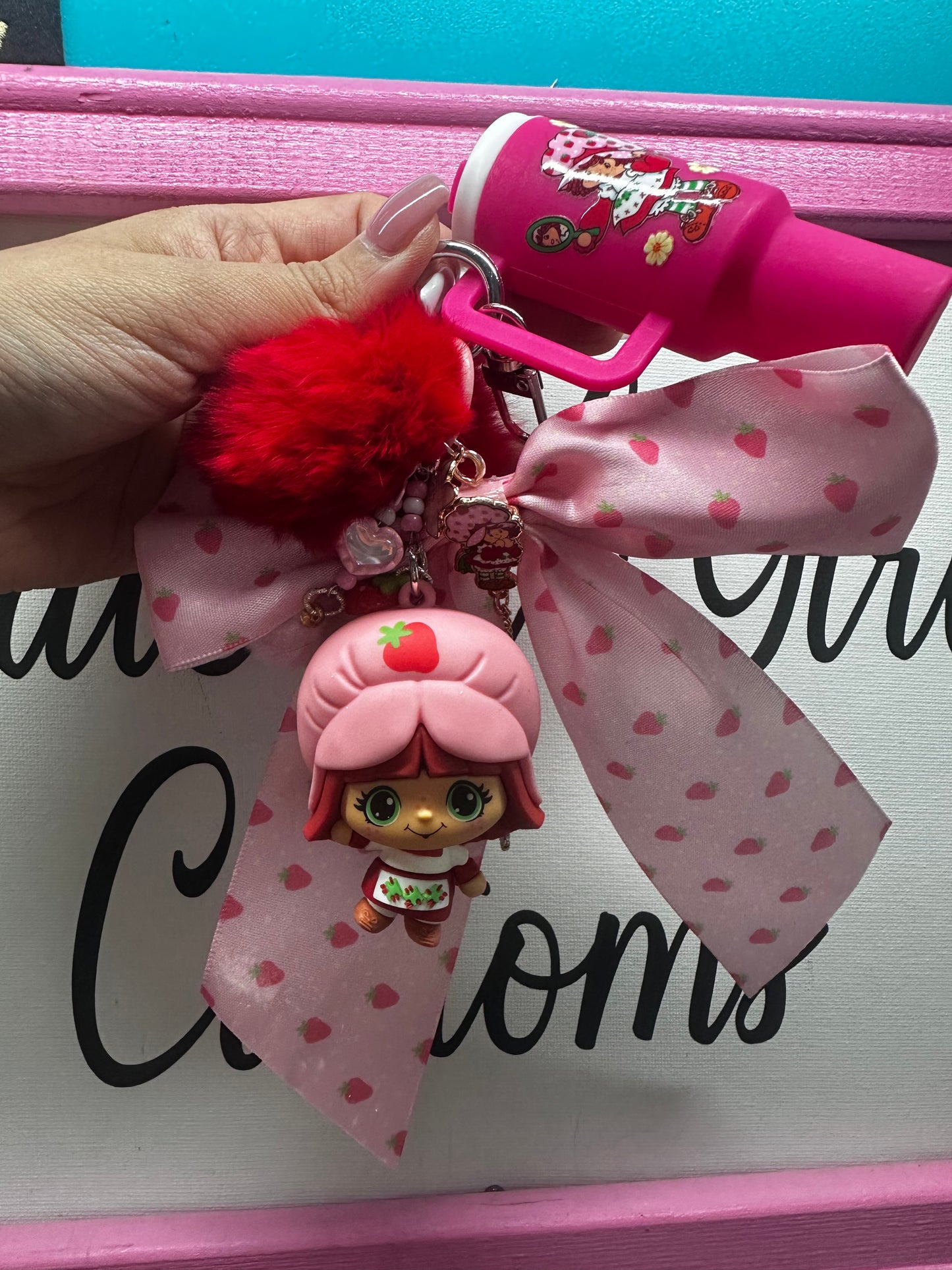 Strawberry Fancy Keychain