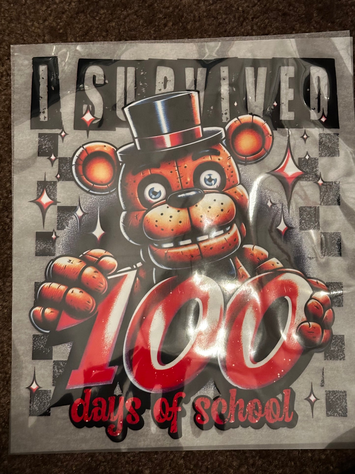 Five nights at Freddy’s 100 days