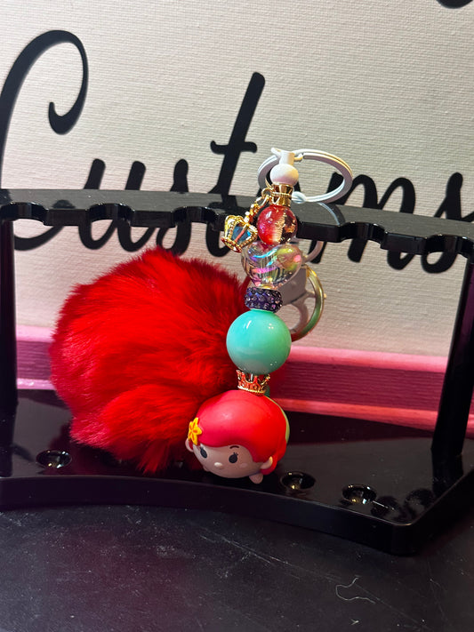 Little mermaid tsum keychain