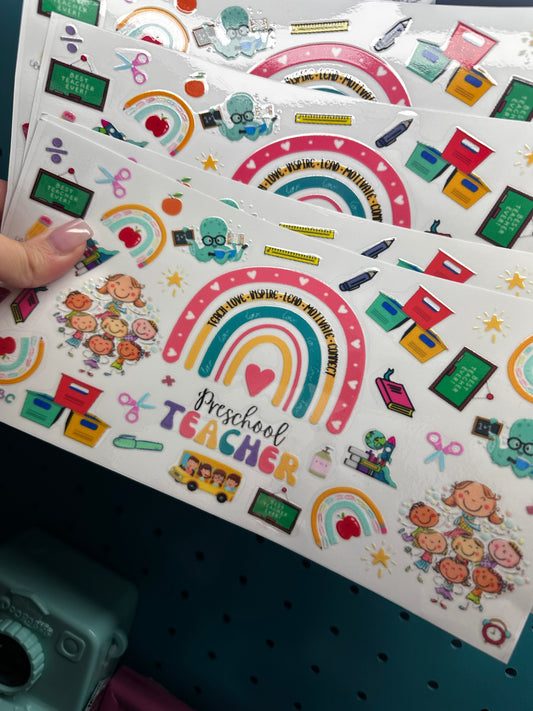 Preschool teacher wrap