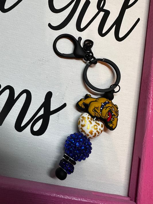 Bulldog keychain