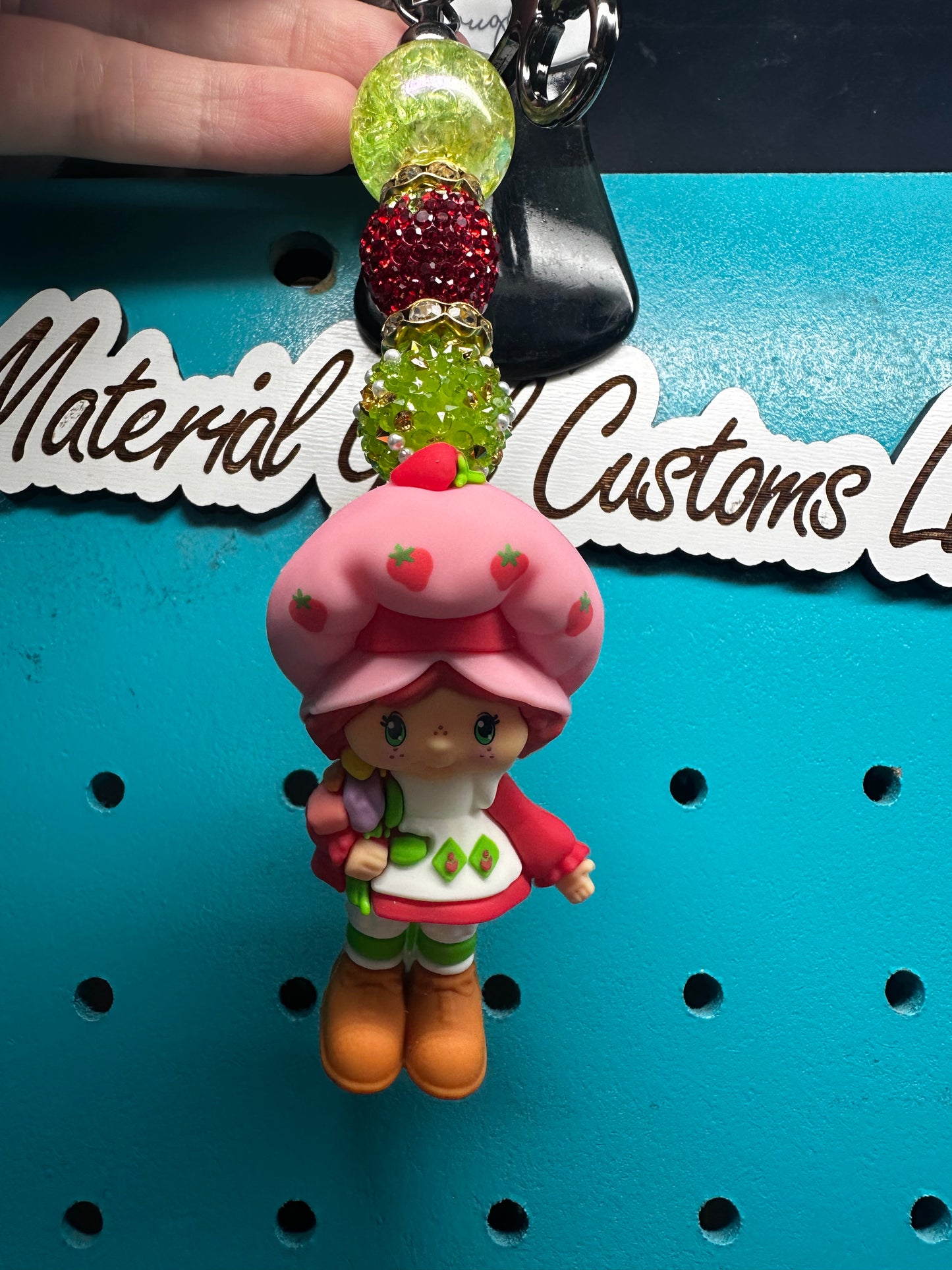 Strawberry shortcake keychain