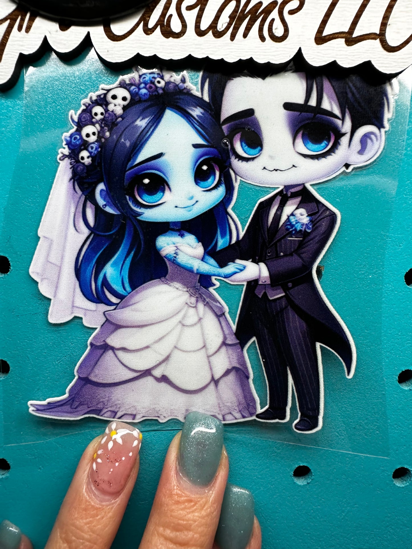 Corpse bride cartoon decal