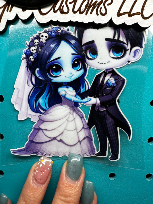 Corpse bride cartoon decal