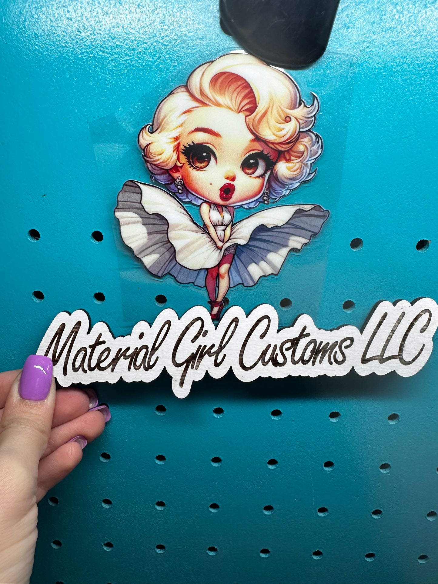 Marilyn decal