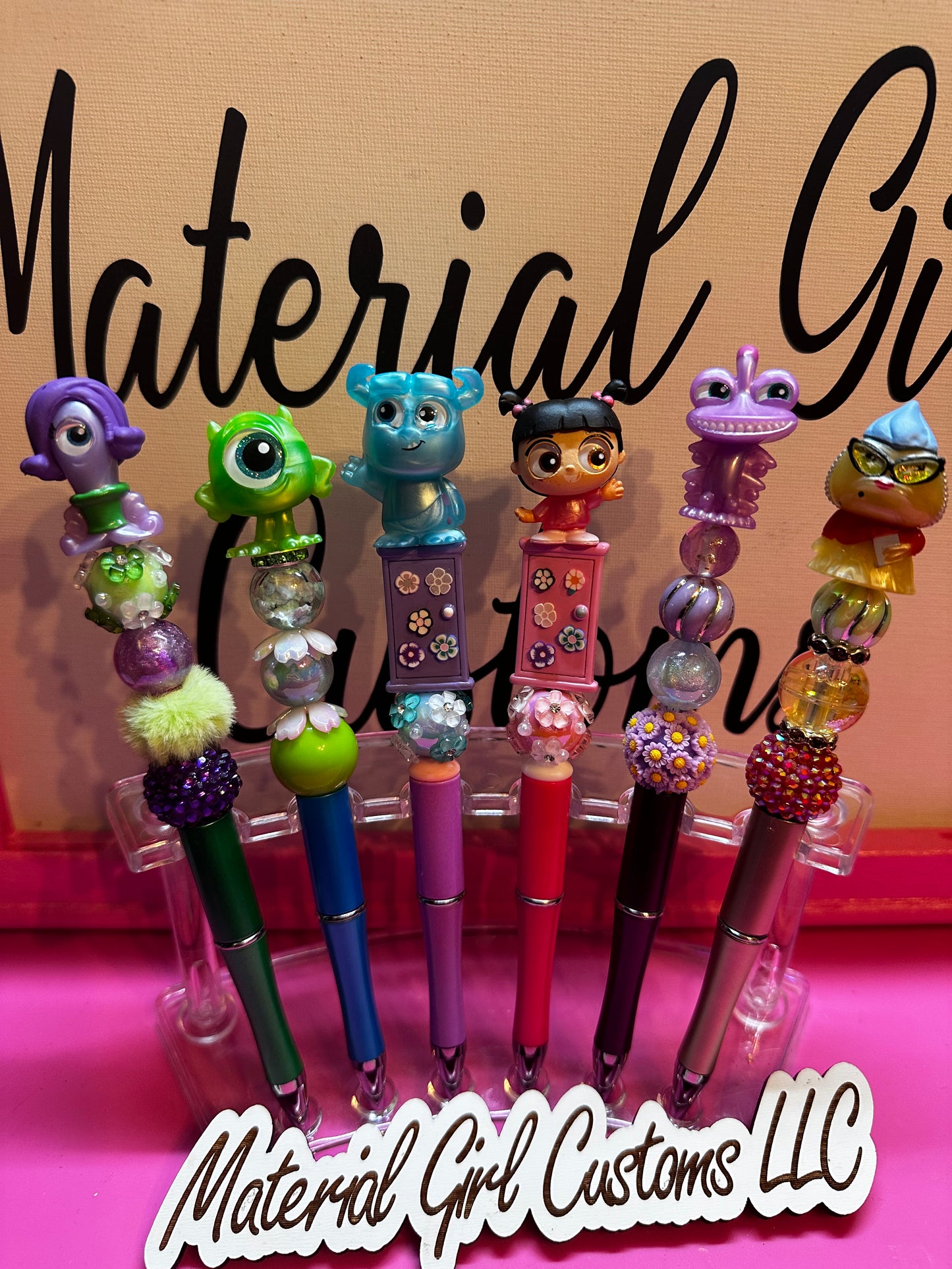 Monsters Inc full set fancy pens