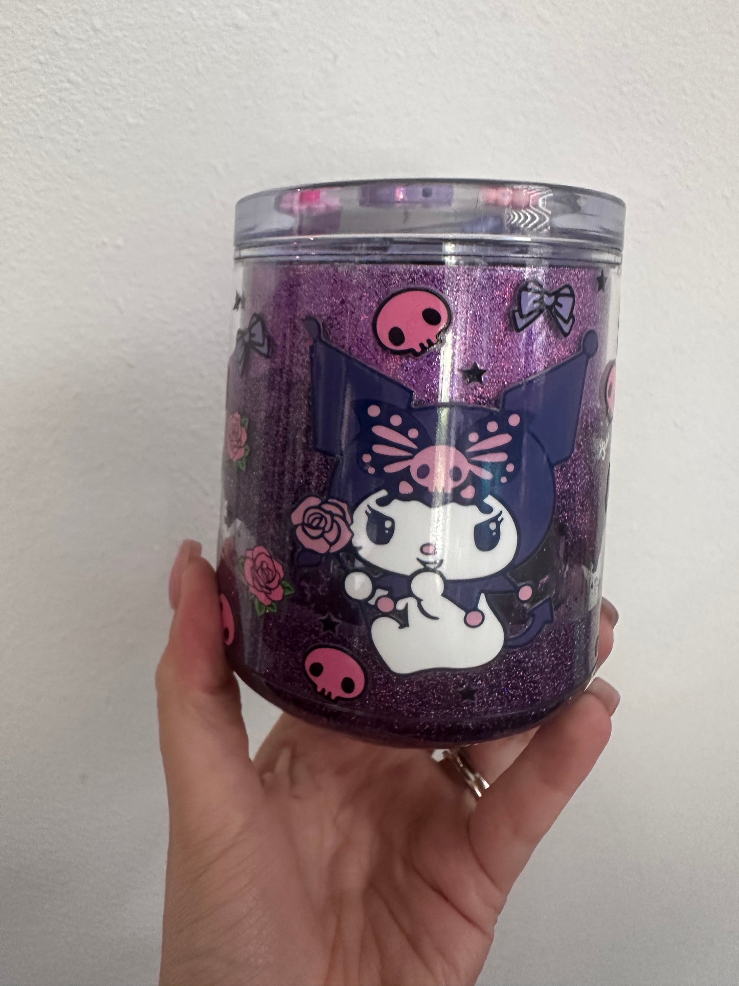 Kamori wine snowglobe cup