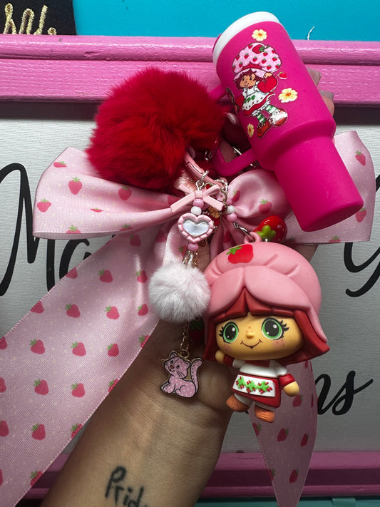 Strawberry Fancy Keychain