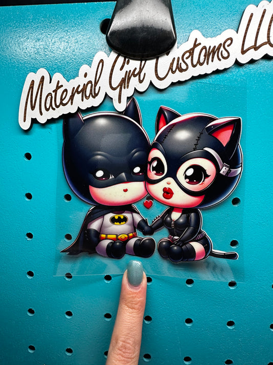 Batman catwoman decal