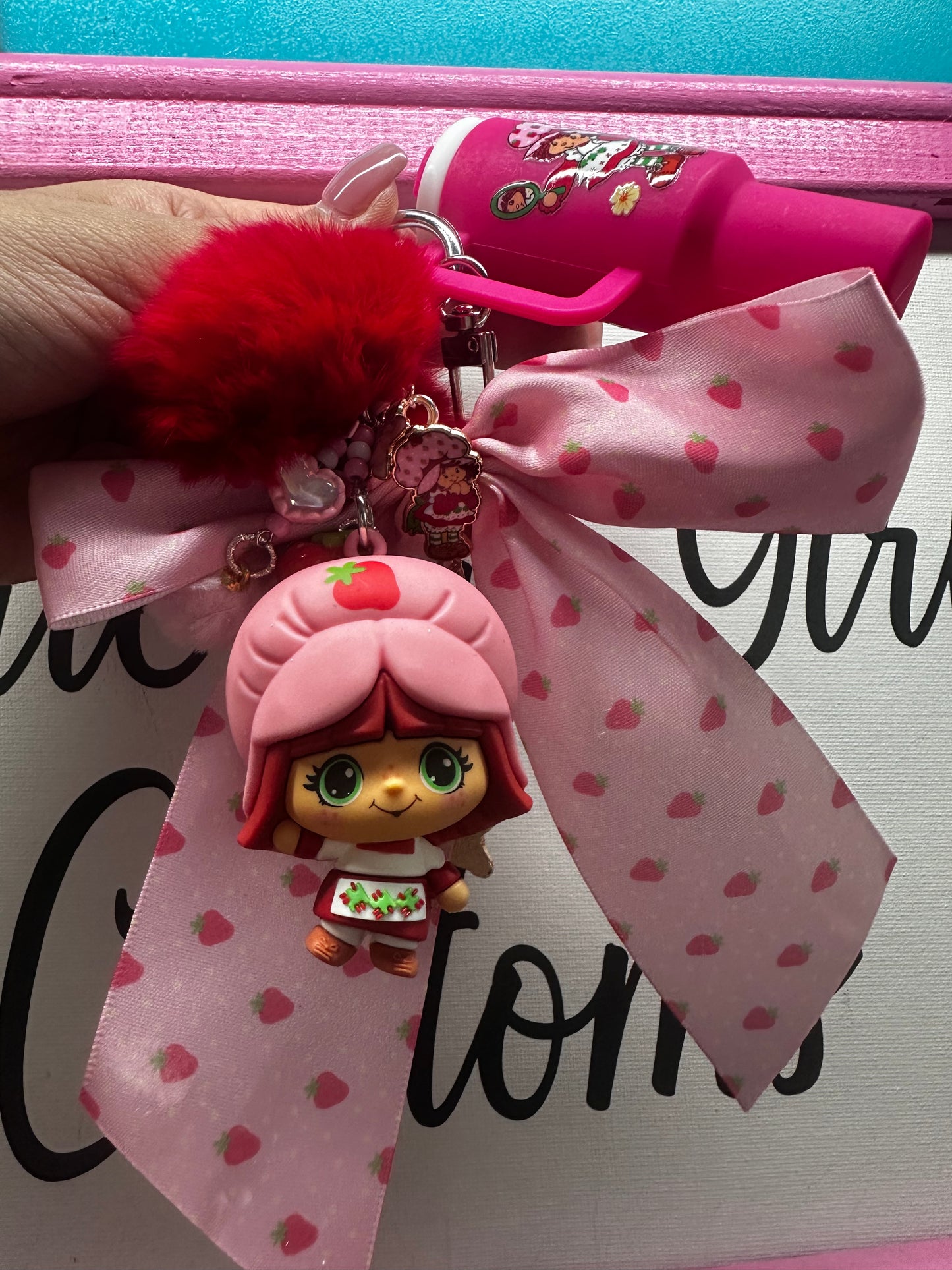 Strawberry Fancy Keychain