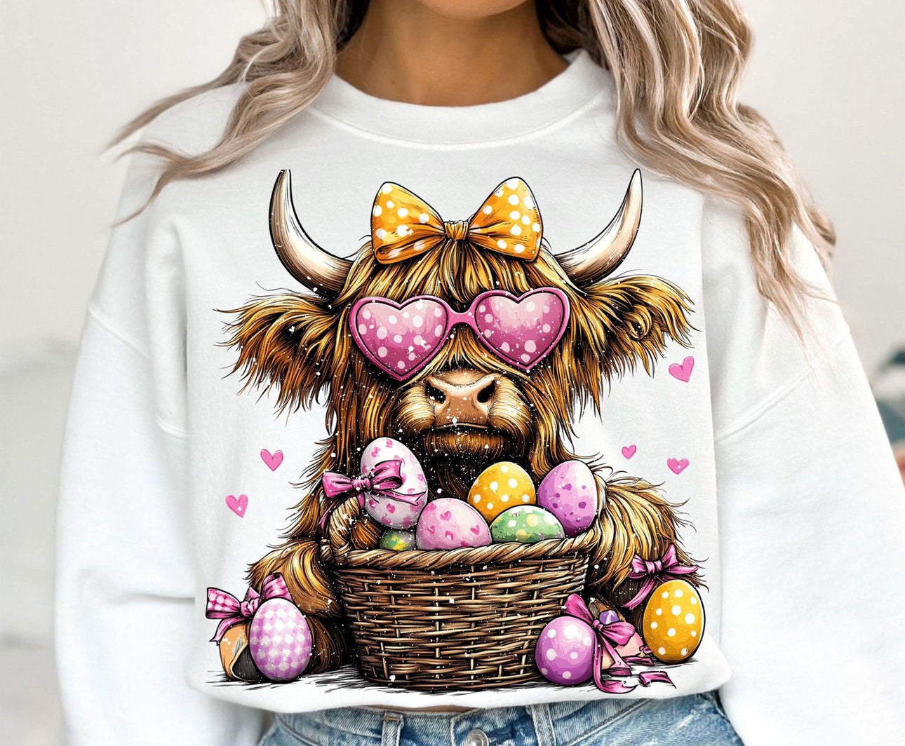 Adult Cow Easter Shirt