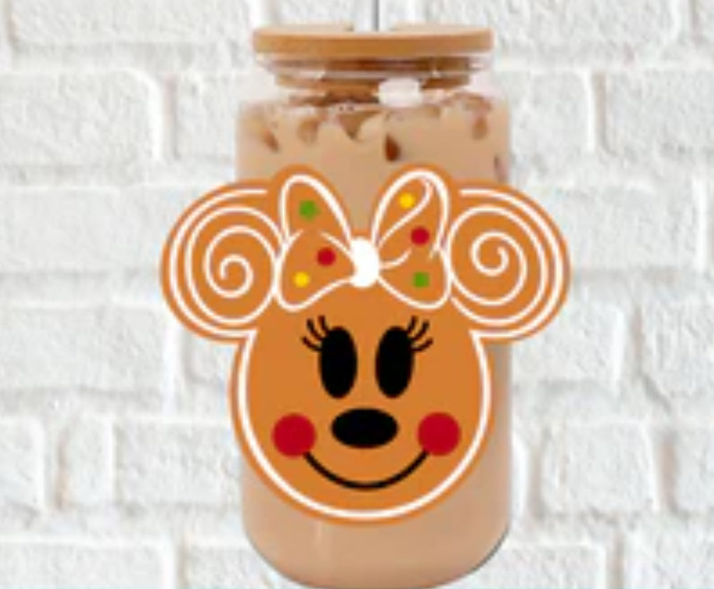 Minnie Gingerbread Decal