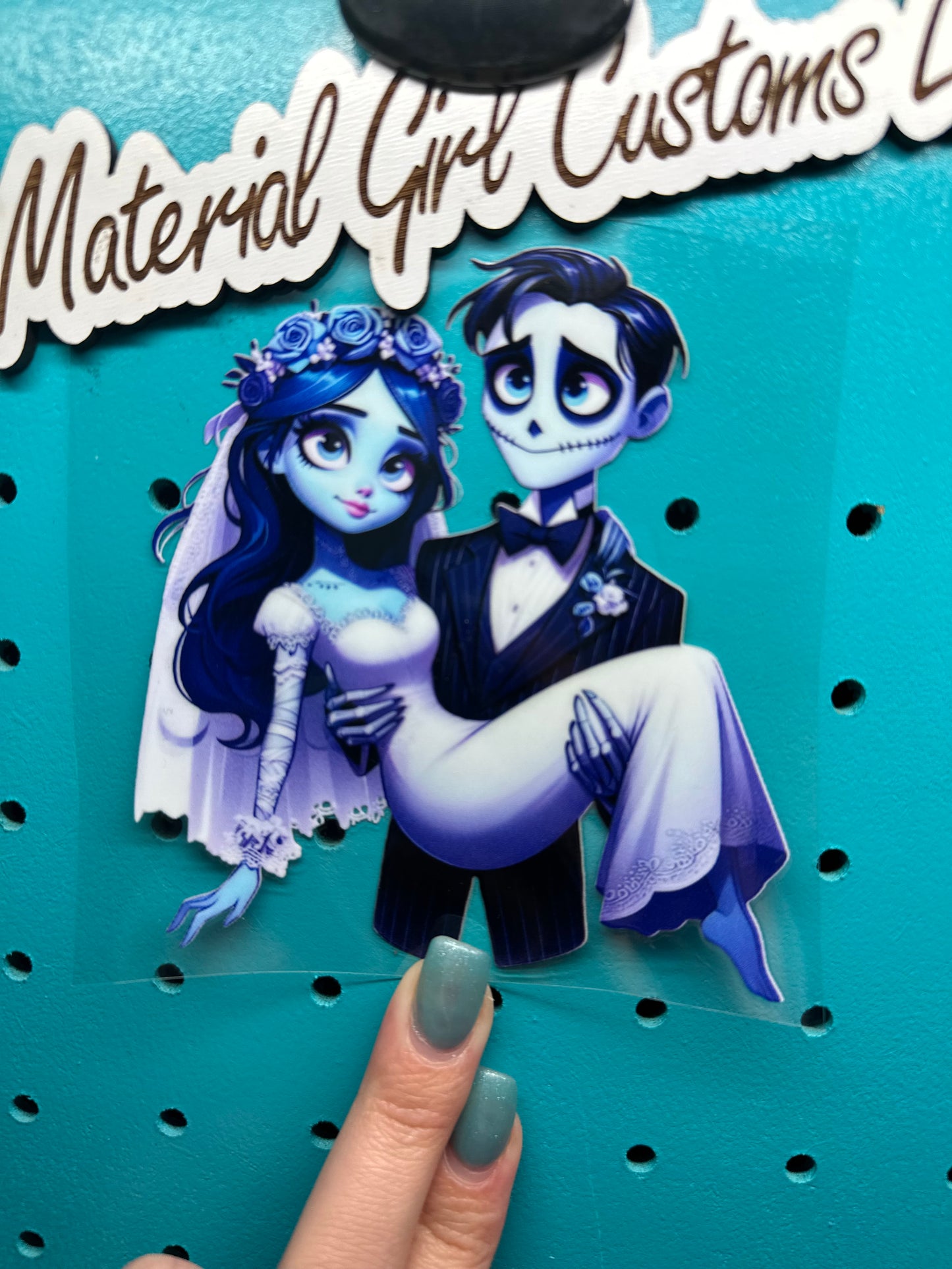 Corpse bride adult decal