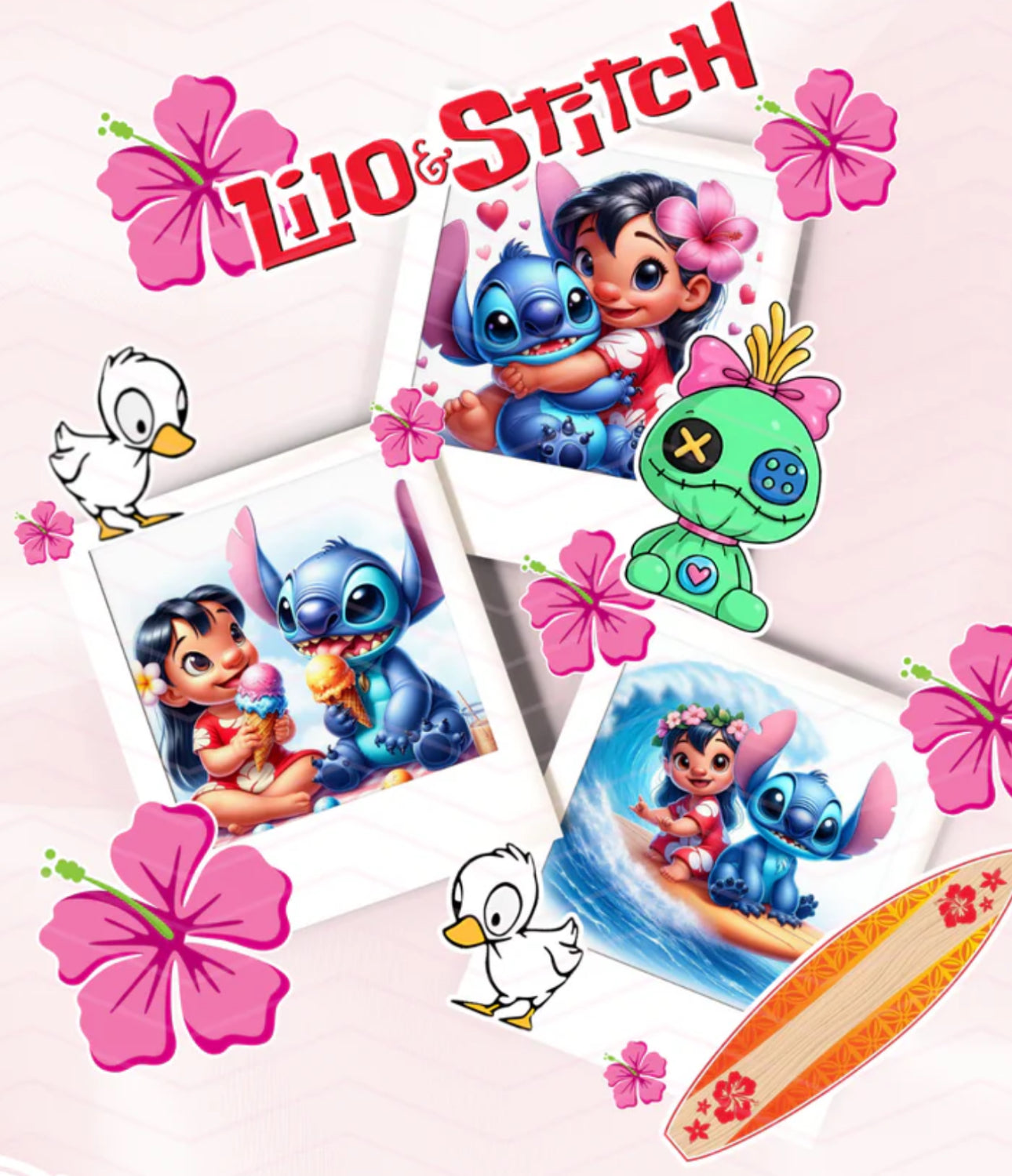 Stitch decal