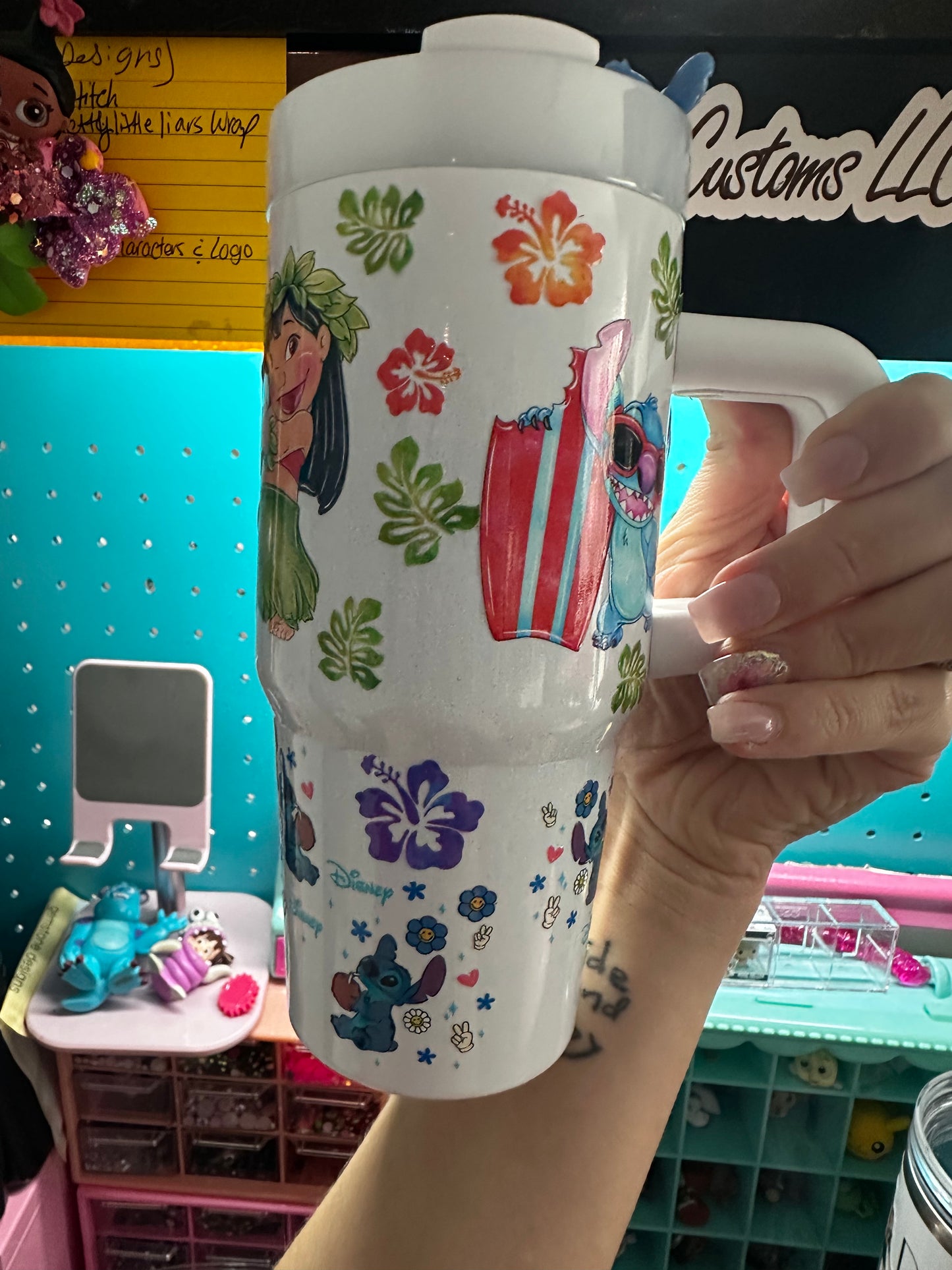 Stitch tumbler 16oz