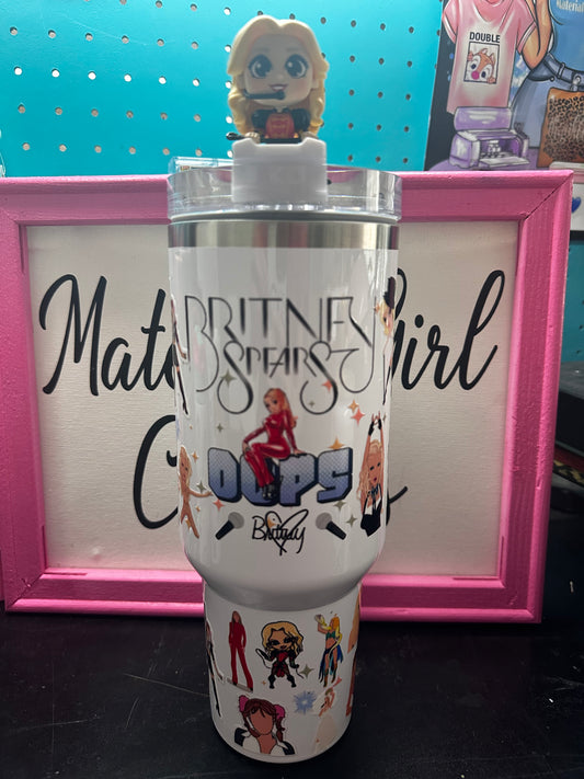 Brittney Spears Tumbler 40oz