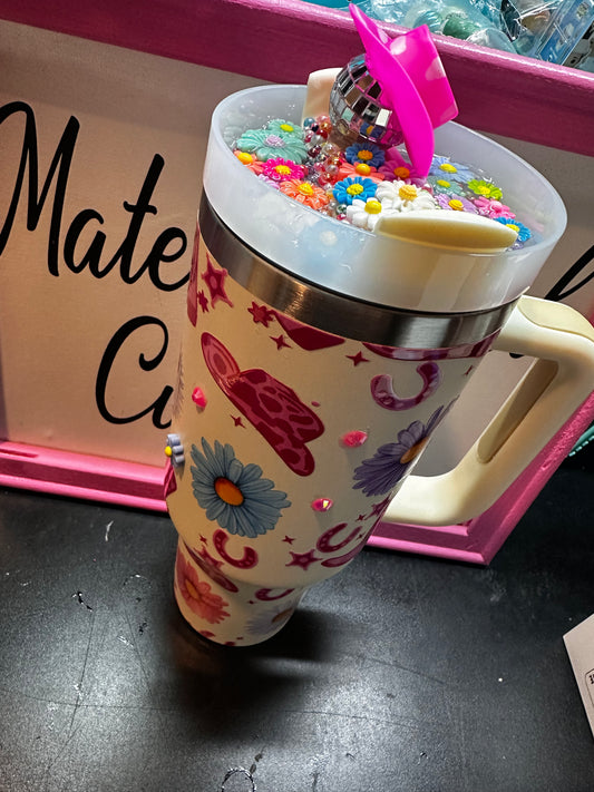 Western daisies tumbler